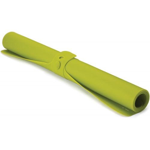 조셉조셉 Joseph Joseph 20031 Silicone Roll-Up Pastry Mat with Measurements, Green