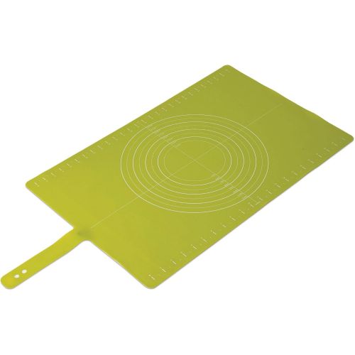 조셉조셉 Joseph Joseph 20031 Silicone Roll-Up Pastry Mat with Measurements, Green