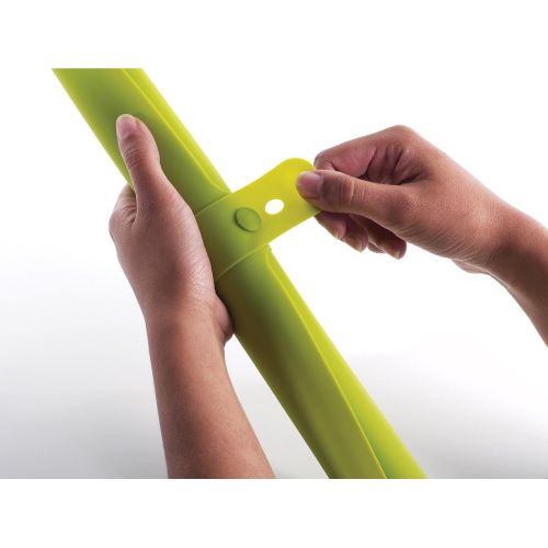 조셉조셉 Joseph Joseph 20031 Silicone Roll-Up Pastry Mat with Measurements, Green