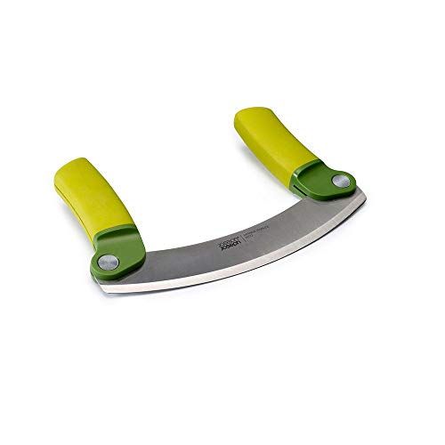 조셉조셉 Joseph Joseph 10079 Mezzaluna Folding Herb Chopper, Green