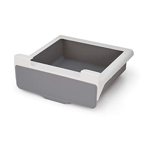 조셉조셉 Joseph Joseph 85148 CupboardStore Under-Shelf Pull Out Drawer Storage Organizer for Cabinet, Gray