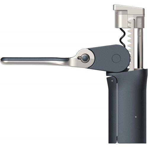 조셉조셉 Joseph Joseph 20099 BarWise Compact Folding Lever Corkscrew Wine Opener with Foil Cutter, One-size, Blue