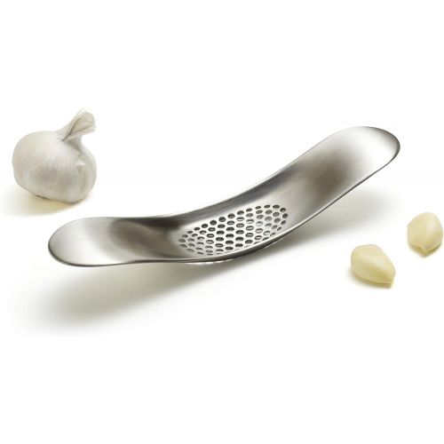 조셉조셉 Joseph Joseph 20138 Garlic Rocker Crusher Mincer Press Dishwasher Safe, Stainless Steel