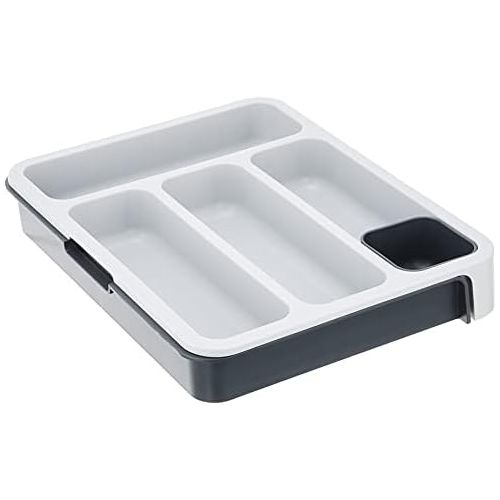 조셉조셉 Joseph Joseph 85042 DrawerStore Expandable Cutlery Tray, Gray