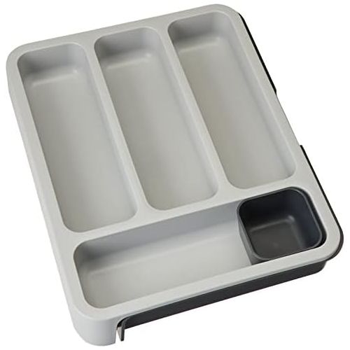 조셉조셉 Joseph Joseph 85042 DrawerStore Expandable Cutlery Tray, Gray