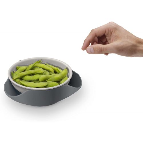 조셉조셉 Joseph Joseph 20156 Double Dish Pistachio Bowl and Snack Serving Bowl, Gray