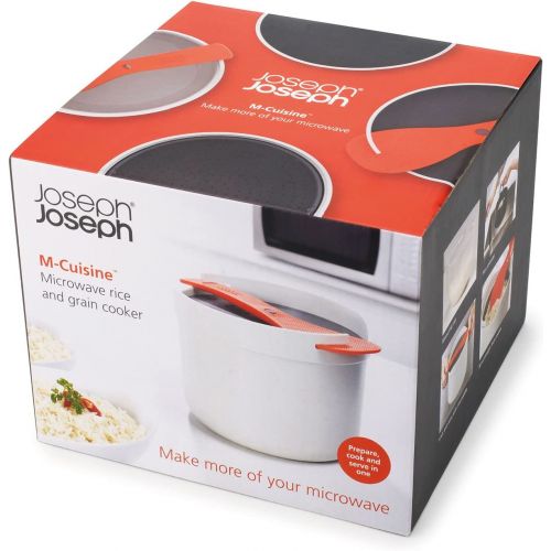 조셉조셉 [아마존베스트]Joseph Joseph M-Cuisine - Microwave Rice and Grain Maker - Black/White