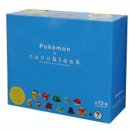 Jouets et jeux Kawada Nanoblock NBMPM_01S Pokemon 12x Set