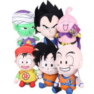 Jouets et jeux 6Pcs Dragon Ball Z Goku Gohan Majin Boo Vegeta Farci Doux Peluche Jouet Poupee