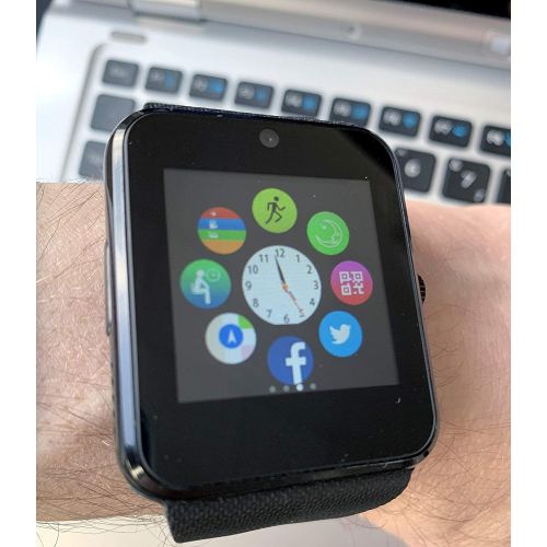  [아마존 핫딜]  [아마존핫딜]Jourist Smartwatch mit Bluetooth, Kamera, Fitness Tracker, Touchscreen, SIM- und microSD-Karten-Slot