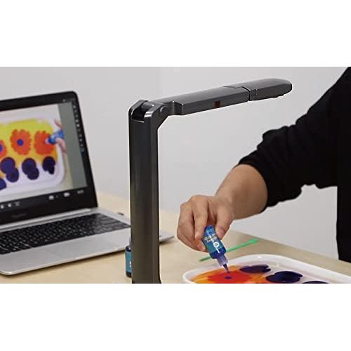  [아마존베스트]JOURIST DC80 Document Camera and Visualizer with 8MP A3 Templates for Remote Learning, Live Demo, Web Conferencing with Zoom, Skype, Teams, OBS, G-Suite, Seesaw for Windows and Mac