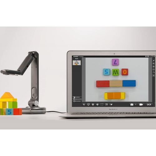  [아마존베스트]JOURIST DC80 Document Camera and Visualizer with 8MP A3 Templates for Remote Learning, Live Demo, Web Conferencing with Zoom, Skype, Teams, OBS, G-Suite, Seesaw for Windows and Mac