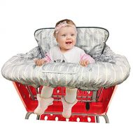 Jowey Shopping Cart Cover High Chair Cover for Baby and Toddler-Waterproof-Universal fit-Reversible Baby Cart Cover for Girls and Boys