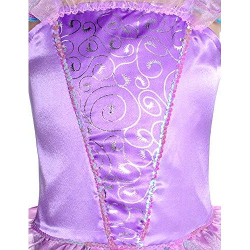  Joy Join Little Girls Princess Mermaid Costume for Girls Dress Up with Wig,Crown,