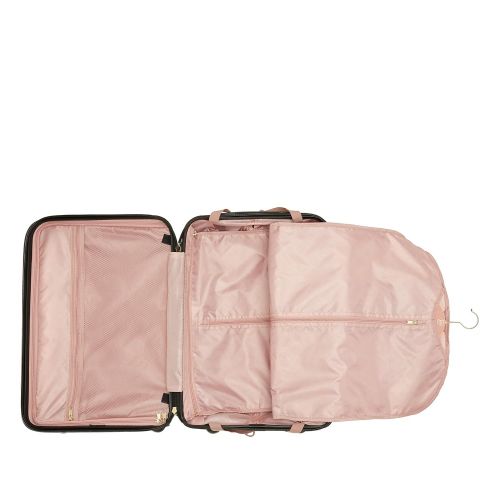  Joy Mangano Hardside Medium Carry-On Luggage, Black Onyx
