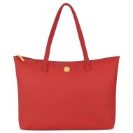 Joy Mangano Leather Tote, Red