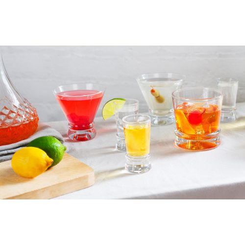  [아마존 핫딜]  [아마존핫딜]JoyJolt 4-Piece Afina Cocktail Glasses Set, Martini Glasses- 8-Ounces