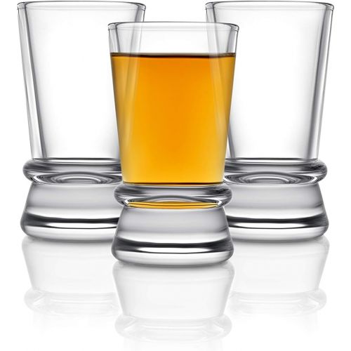  [아마존베스트]JoyJolt Afina Heavy Base Shot Glasses (Pack of 12) - 1.5-Ounces