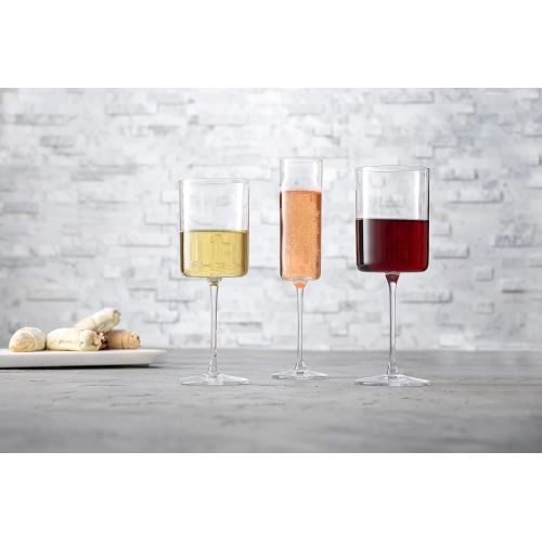  [아마존베스트]JoyJolt White Wine Glasses  Claire Collection 11.4 Ounce Wine Glasses Set of 2  Deluxe Crystal Glasses with Ultra-Elegant Design  Ideal for Home Bar, Kitchen, Restaurants