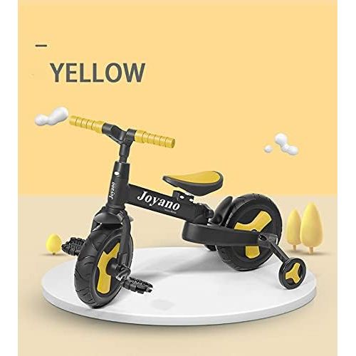  [아마존베스트]Joyano 5-in-1 Kids Tricycle/Balance Bike/Push Bike with Pushbar for 2-8 Yrs Kids