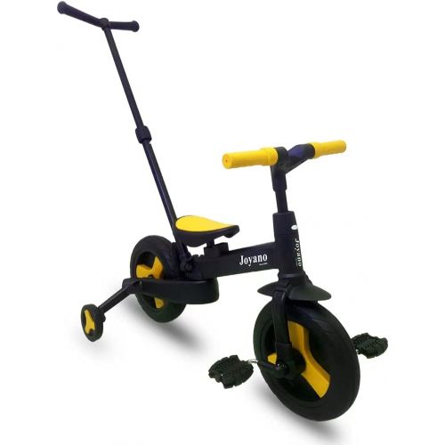  [아마존베스트]Joyano 5-in-1 Kids Tricycle/Balance Bike/Push Bike with Pushbar for 2-8 Yrs Kids