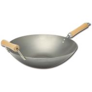 Joyce Chen 21-9978, Classic Series Carbon Steel Wok, 14-inch