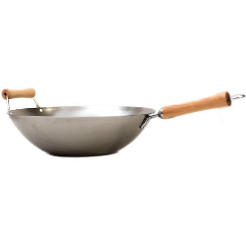  Joyce Chen 21-9978, Classic Series Carbon Steel Wok, 14-inch