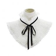 Joyci Detachable Decorate Lace Shawl Lapel Cape Collar for Vest Dress Costume Accessories