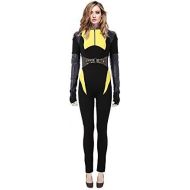 Joyfunny Womens Suit for Superhero DP Jumpsuit Halloween Cosplay Costume