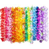 Joyin Toy 36 Counts Tropical Hawaiian Luau Flower Lei Party Favors (3 Dozen)