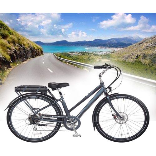  Joyisi Ebike Battery, 36V / 48V Lithium ion Electric Bike Battery with Taillight and Power Display for 500W / 750 W Bike Motor