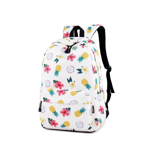  Joymoze Waterproof Girl School Backpack Fit for 15.6 Laptop Children Bookbag Fruit