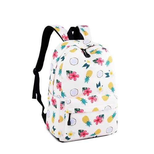  Joymoze Waterproof Girl School Backpack Fit for 15.6 Laptop Children Bookbag Fruit