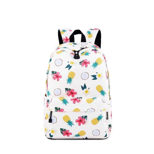  Joymoze Waterproof Girl School Backpack Fit for 15.6 Laptop Children Bookbag Fruit