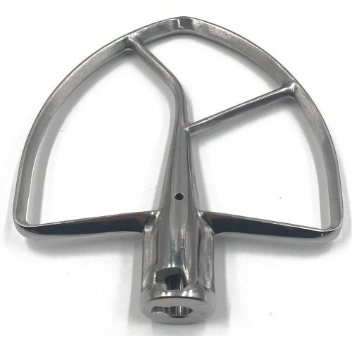  joystar replacement parts,Stainless steel Flat Beater Attachment,compatible with 7 Qt Stand Mixers(KSM7990 and KSM7581)(Stainless Steel, Flat Beater for 7QT.)