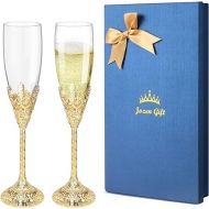 Wedding Toasting Champagne Flutes & Wedding Gift Champagne Glasses