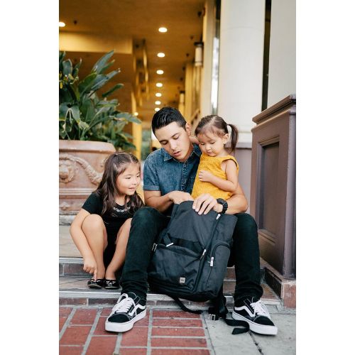  JuJuBe Hatch Durable Traveler/Diaper Dad Bag, XY Collection - Carbon