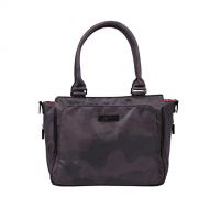 JuJuBe Be Classy Structured Multi-Functional Diaper Bag/Purse, Onyx Collection - Black Ops