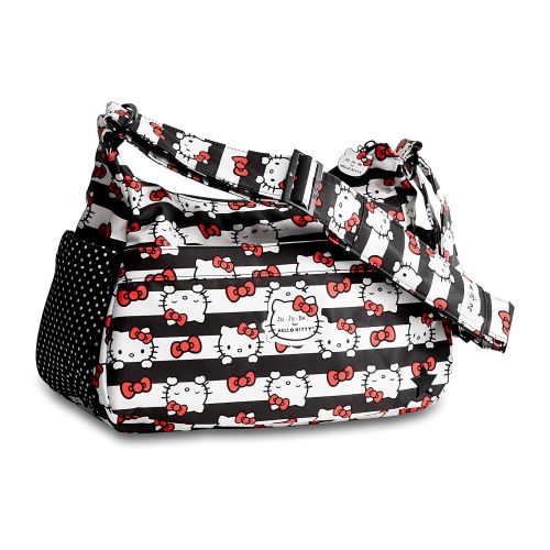  Ju-Ju-Be Hobobe Diaper Bag, Hello Kitty Dots and Stripes
