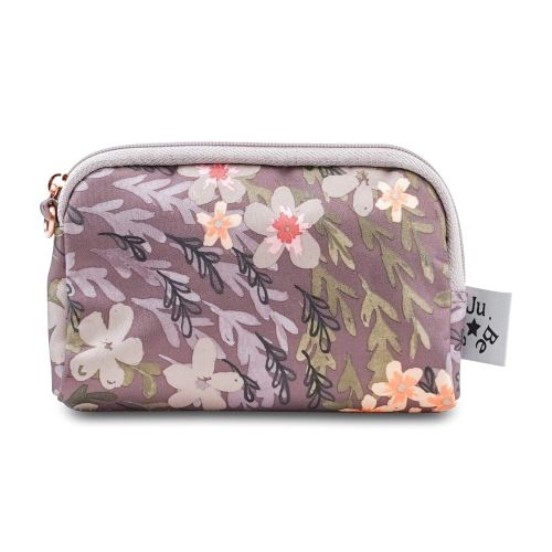  Ju-Ju-Be JuJuBe Be Set | Portable Cosmetic Travel Toiletry Bag Set, Multiple Sized Makeup Bags for Organization + Accessories, Detachable Wristlet Strap | Sakura at Dusk | 3 Pack