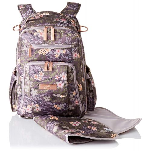  Jujube Be Right Back Multi-Functional Structured Backpack/Diaper Bag - Sakura at Dusk