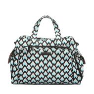 JuJuBe Be Prepared Travel Carry-on/Diaper Bag, Onyx Collection - Black Diamond