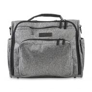 JuJuBe B.F.F Multi-Function Convertible Diaper Backpack/Messenger Bag Onyx Collection, Gray...