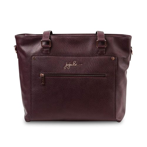  [아마존베스트]JuJuBe Everyday Tote Vegan Leather Travel Bag, Ever Collection - Plum