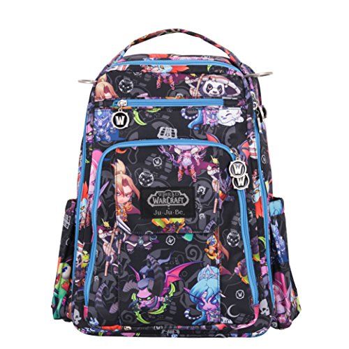  [아마존베스트]Ju-Ju-Be Be Right Back Multi-Functional Structured Backpack/Diaper Bag, World of Warcraft Collection - Cute But Deadly