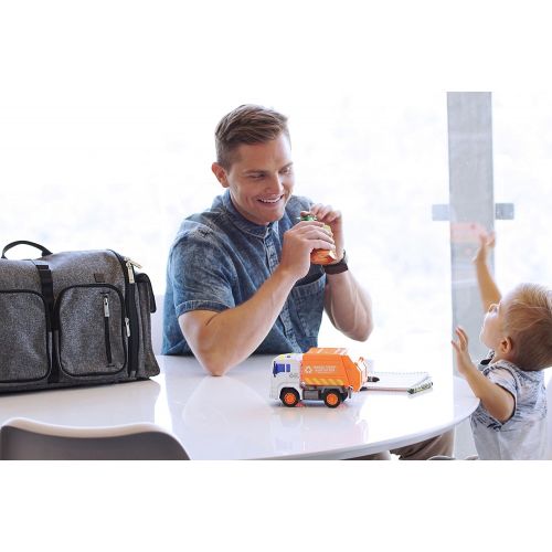  JuJuBe Clone Multi-Functional Crossbody Messenger/Diaper Dad Bag, XY Collection - Gray Matter