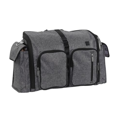  JuJuBe Clone Multi-Functional Crossbody Messenger/Diaper Dad Bag, XY Collection - Gray Matter