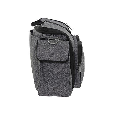  JuJuBe Clone Multi-Functional Crossbody Messenger/Diaper Dad Bag, XY Collection - Gray Matter