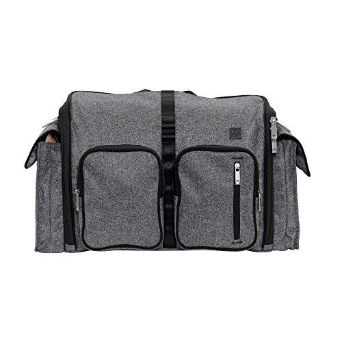  JuJuBe Clone Multi-Functional Crossbody Messenger/Diaper Dad Bag, XY Collection - Gray Matter