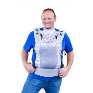 Jublii Soft-Structured Baby Carrier. Ergonomic, Front and Back Carry. ASTM certified. Made in USA. (Standard, Mesh Panel)